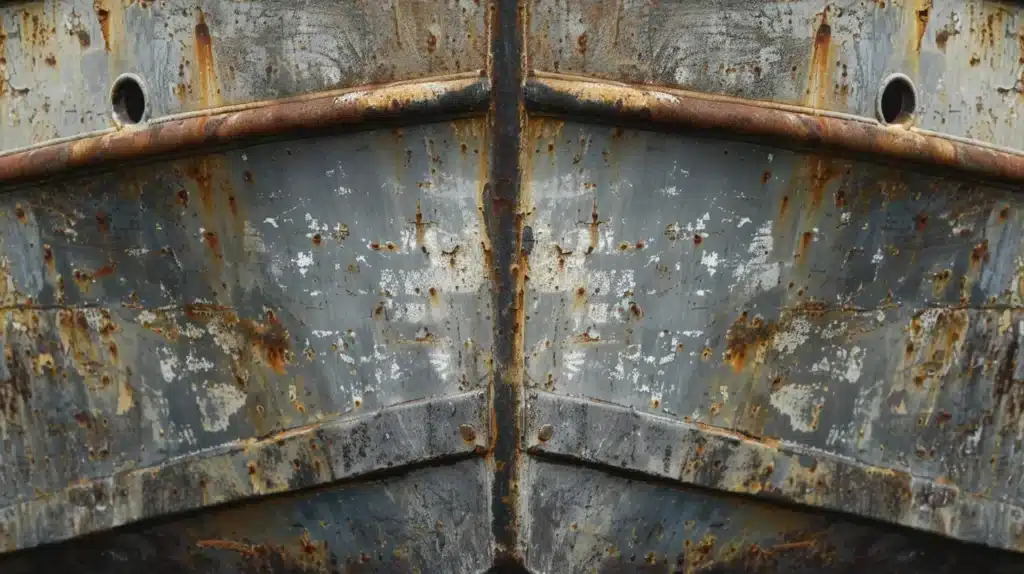 Visual Signs of Aluminum Hull Oxidation